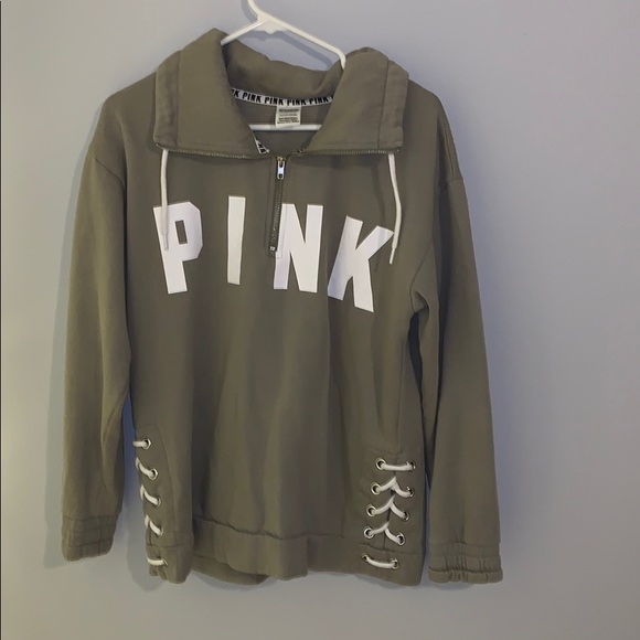 PINK quarter zip - Picture 2 of 2